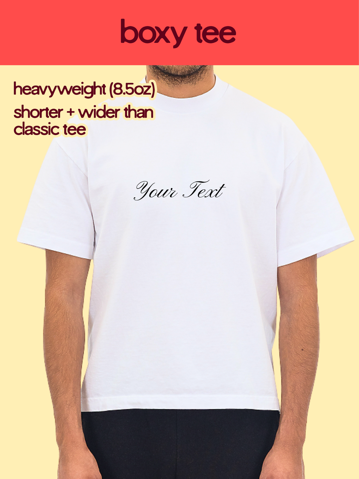 The Custom Embroidered T-Shirt