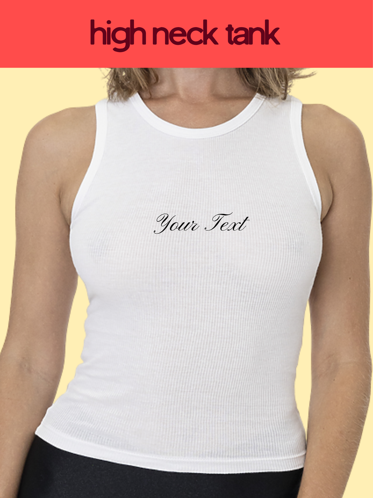 The Custom Embroidered Tank