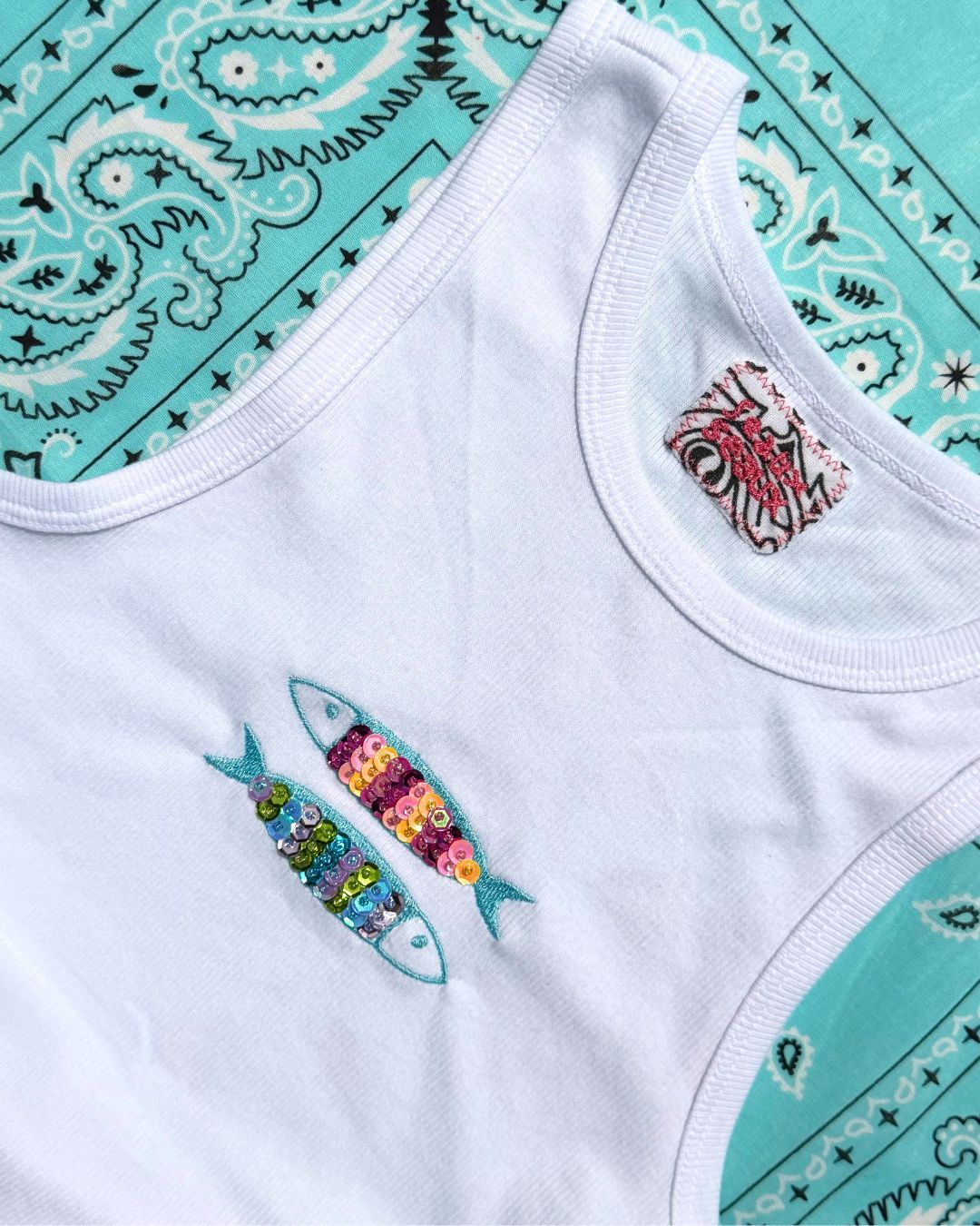 The Fish Sequin Tank