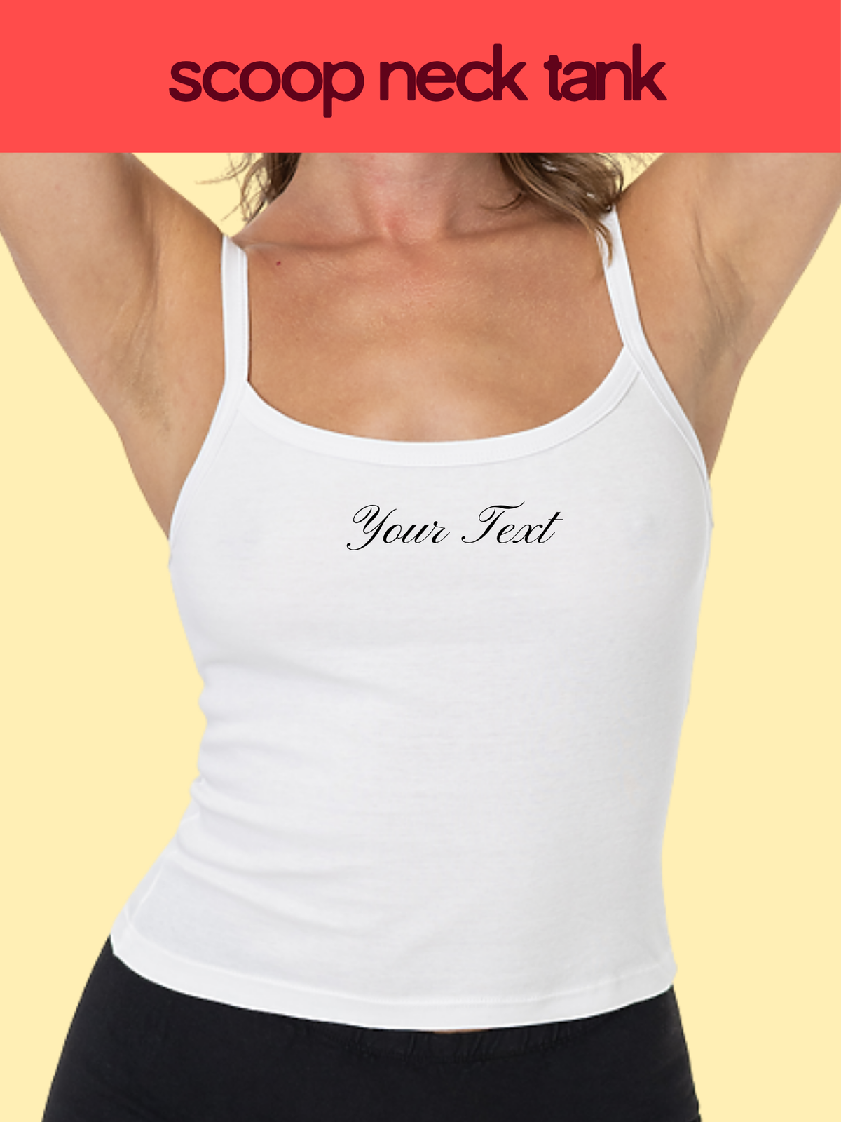The Custom Embroidered Tank