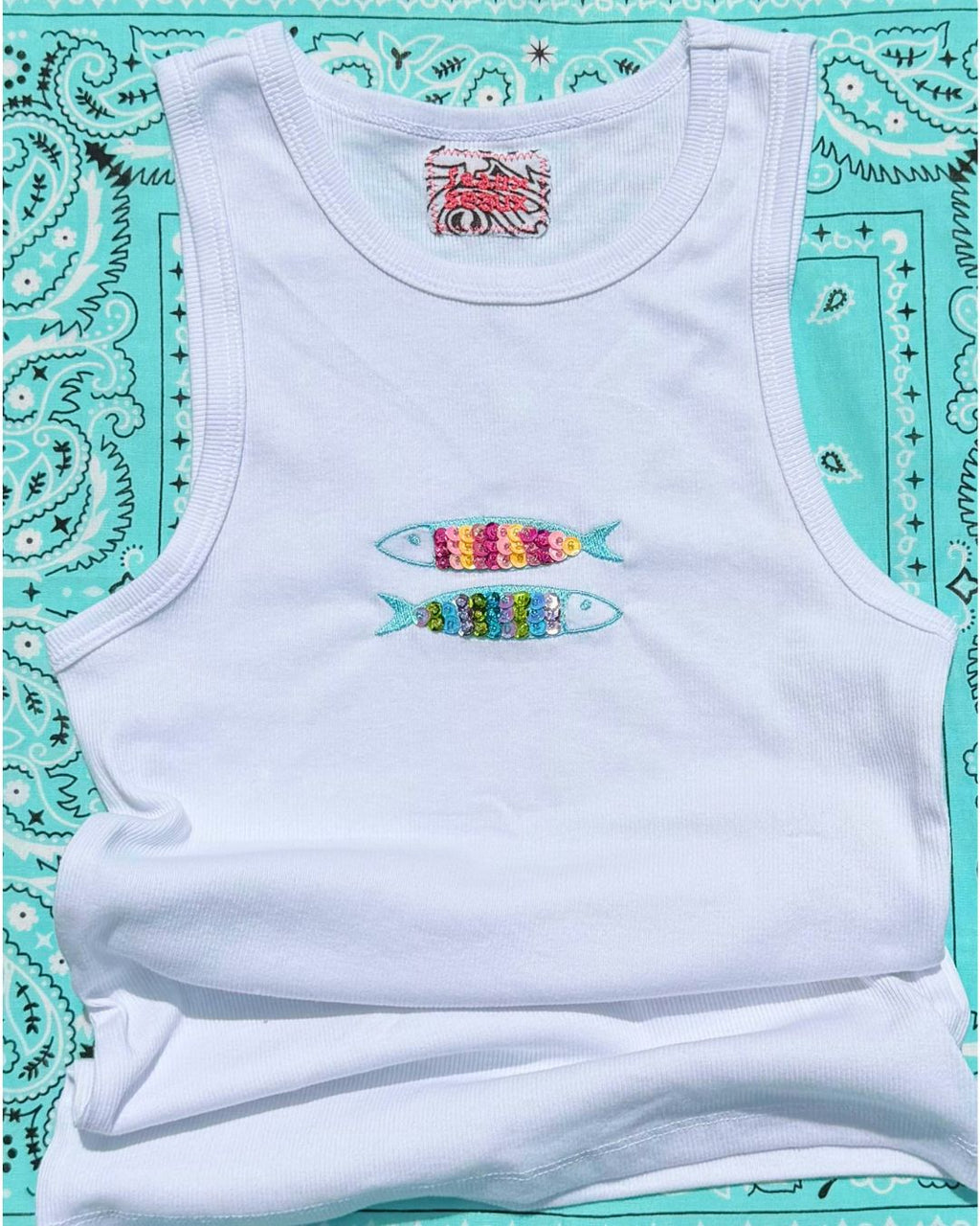 The Fish Sequin Tank
