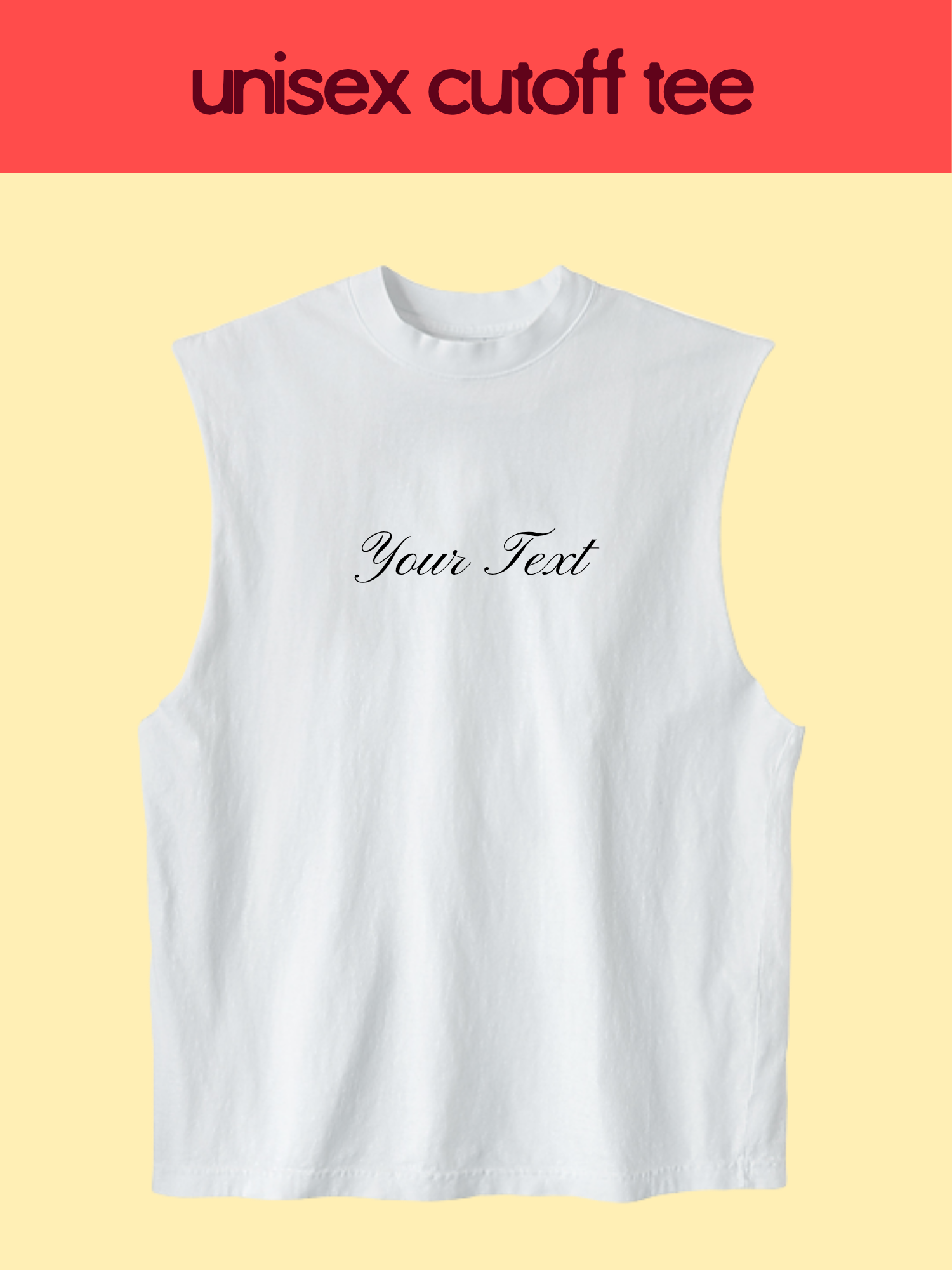 The Custom Embroidered Tank