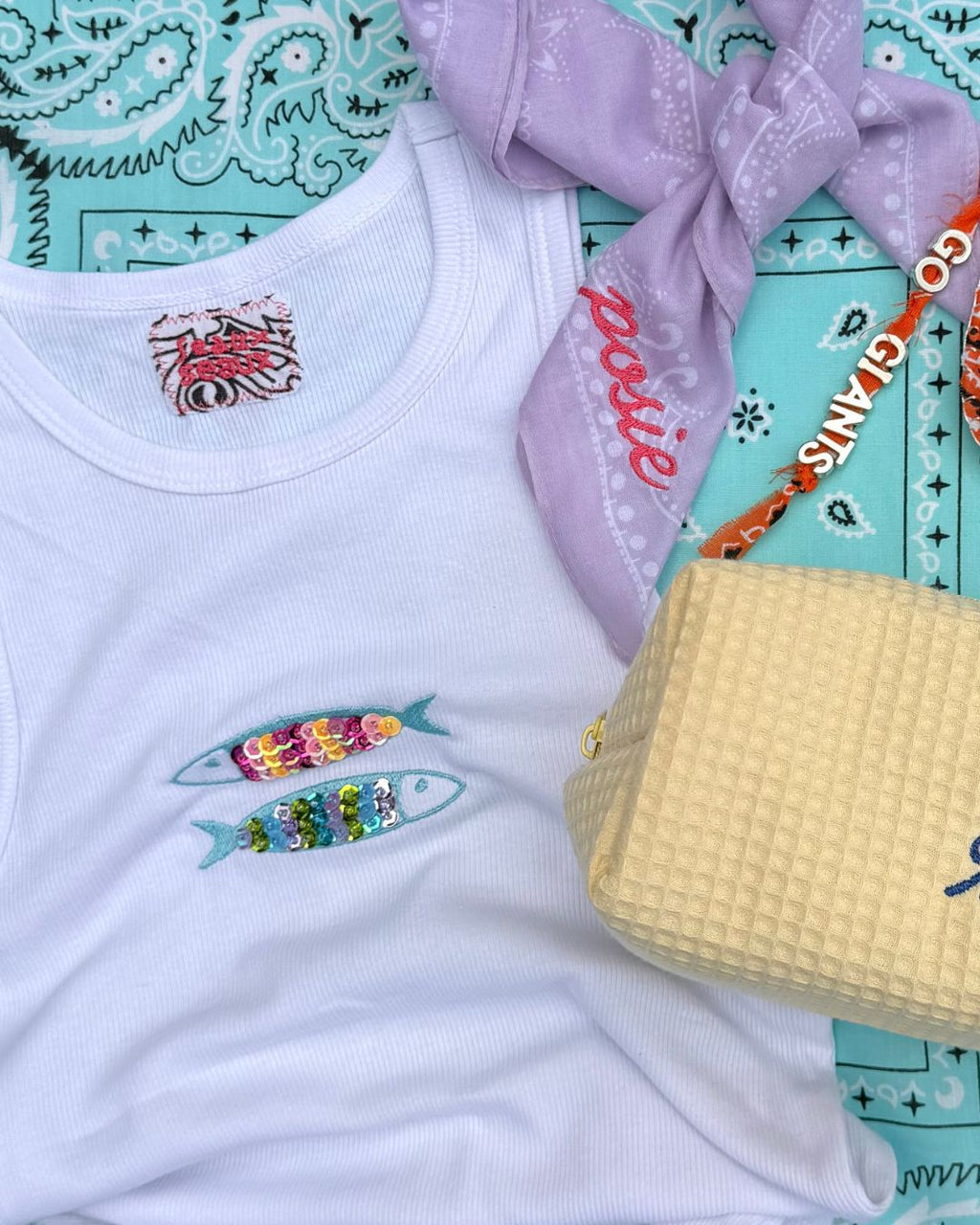 The Fish Sequin Tank