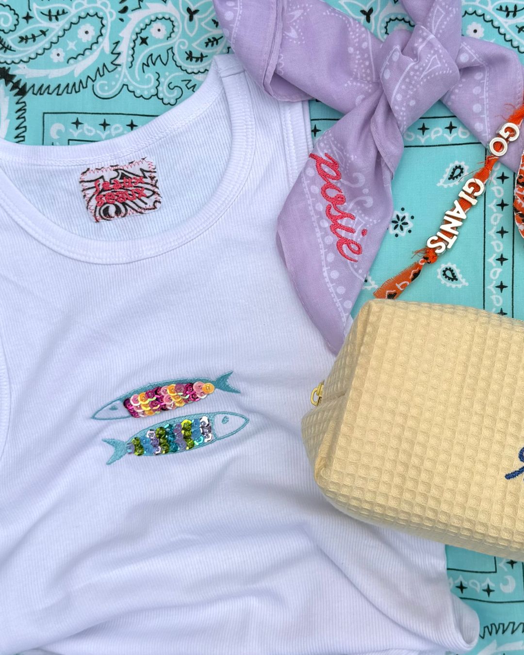 The Fish Sequin Tank