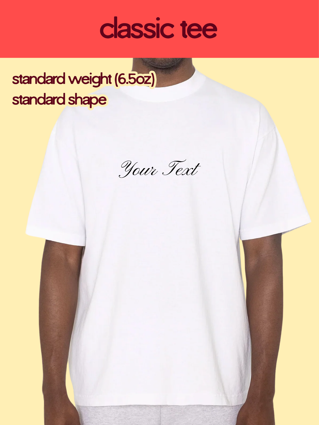 The Custom Embroidered T-Shirt