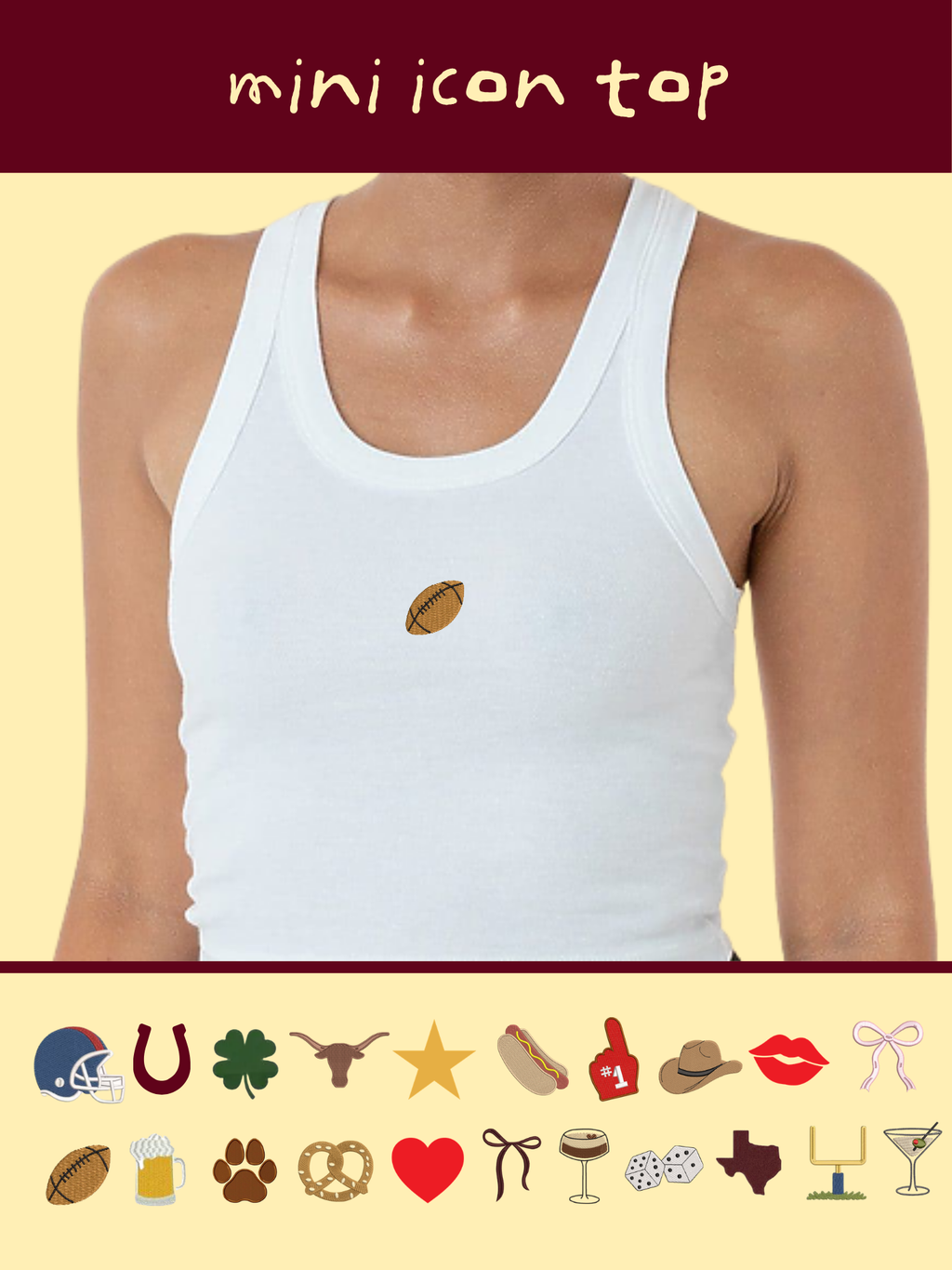 The Mini Icon Gameday Top