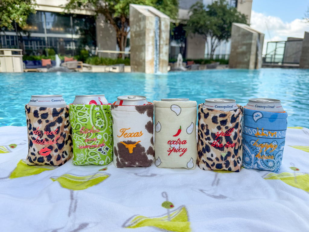 The Custom Embroidered Koozie
