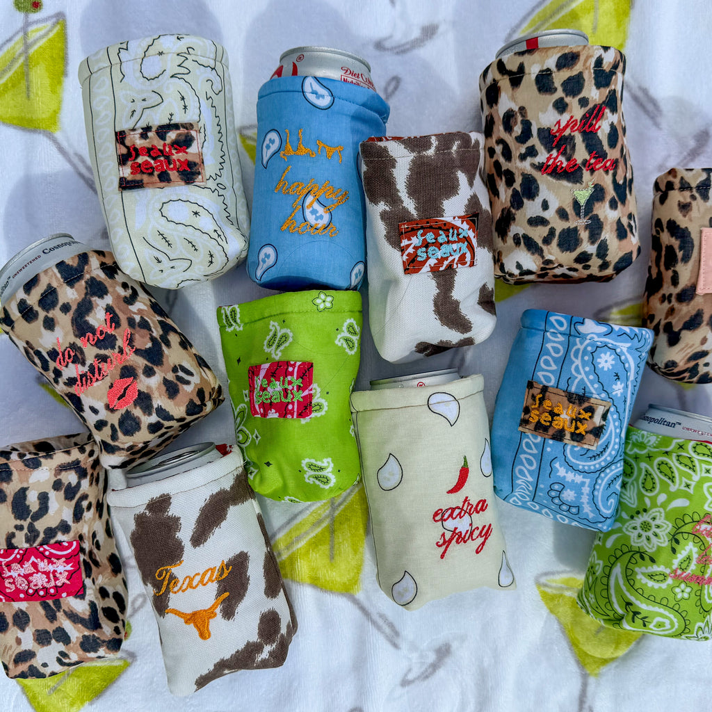 The Custom Embroidered Koozie