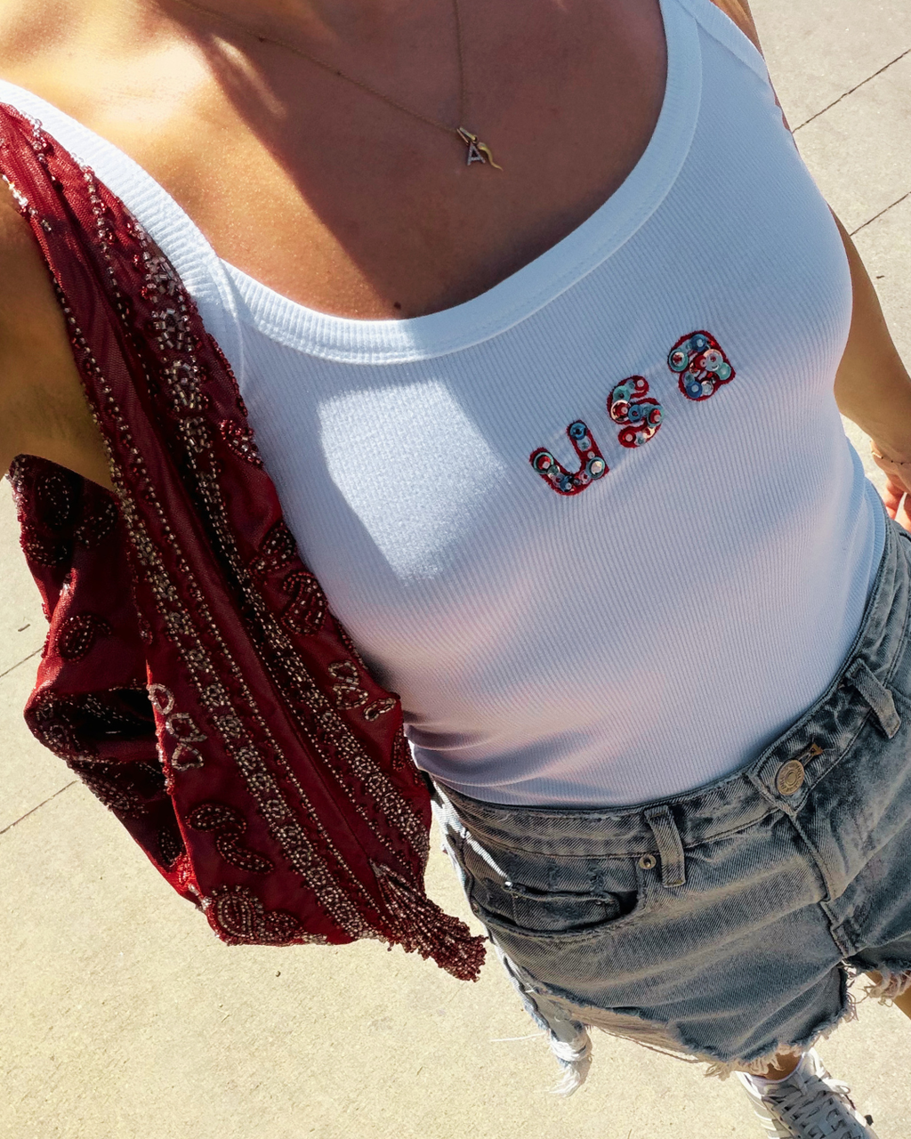 The Custom Sequin Top - Mini